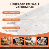 Kayiant Handheld Vacuum Sealer for Food – 80kPa Suction, 5-Second Seal, 30 BPA-Free Bags Included Kayiant